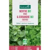 Mélange de graines menthe vraie bio et de coriande cultivée bio botanic® - graines à semer