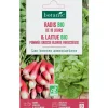 Mélange de graines radis de dix-huit jours bio et de laitue pomme grosse blonde bio botanic® - graines à semer
