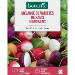 Mélange de graines variétés de radis botanic® - graines à semer