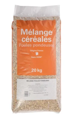 Mélange Volailles et poules d'ornements. Le sac de 20 kg