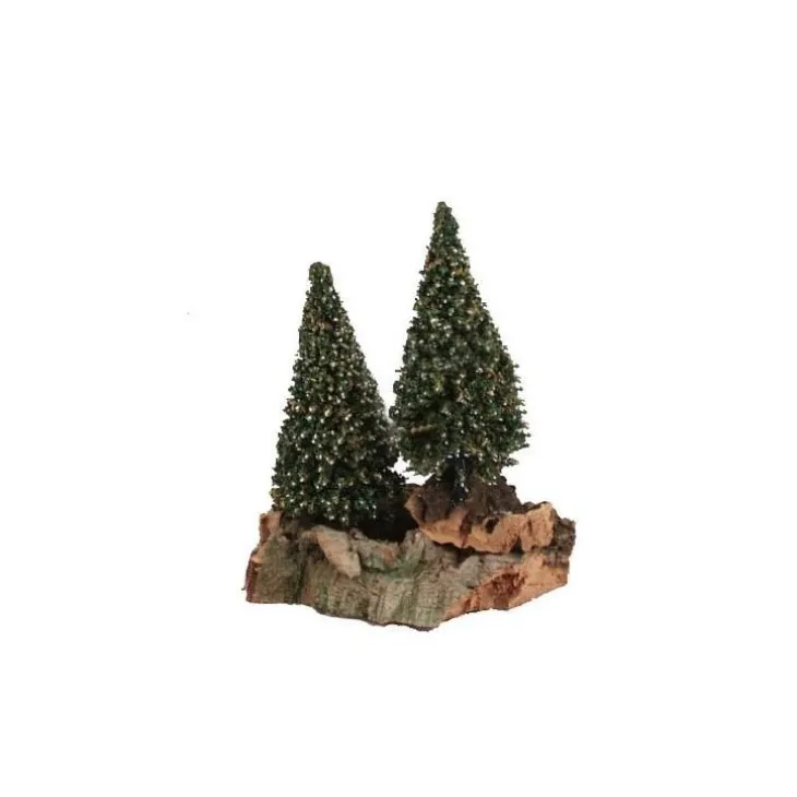 Montagne avec 2 pins 21 x 12 x 14 cm