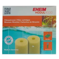 Mousse blanche pour filtre, lot de 2, compatible Powerline XL et Modul 4000 - EHEIM