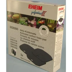 Mousse charbon actif pour filtre expérience, pack de 3 - EHEIM