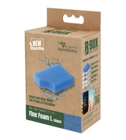 Mousse de filtration fine pour aquarium coloris bleu Aquatlantis B-Box fine foam - Taille L