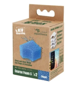 Mousse de filtration grosse pour aquarium coloris bleu Aquatlantis B-Box coarse foam - Taille S