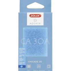 Mousse en maille moyenne coloris bleu Zolux pour le filtre Cascade 30 – x 2