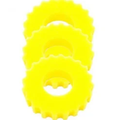 Mousses de filtration jaunes pour bassin SUNSUN BASSIN - modèle CPF 1500 - pack de 3