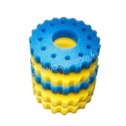 Mousses de filtre couleur jaune et bleu, SUNSUN BASSIN, modèle CPF 20000 et CPA - pack de 5