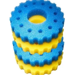 Mousses de filtre CPF 5000 - 2 jaunes et 2 bleues SUNSUN - lot de 4