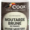 Moutarde brune bio Cook - 65 g