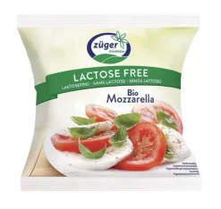 Mozzarella sans lactose bio en sachet Züger - 100 g