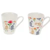 Mug à motif chat en céramique Loris - 12 x 8,5 x 9,9 cm