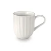 Mug en grès réactif blanc Adele - 35 cl