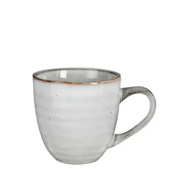 Mug Tabo coloris gris en grès - Ø 9 cm