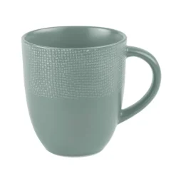 Mug Vesuvio coloris bleu en grès - Ø 9 cm
