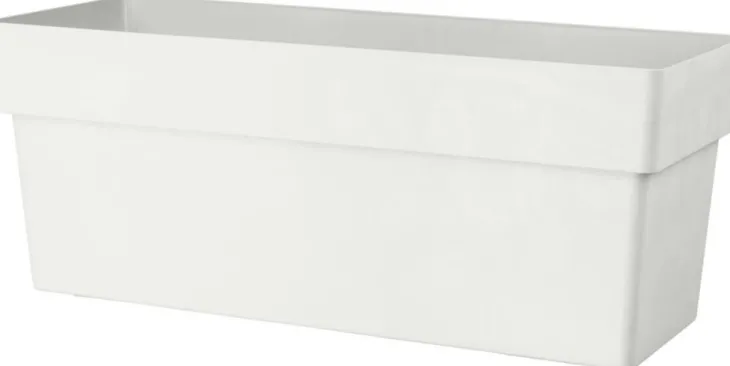 Muret en plastique injecté blanc Deroma Like R - 99 x 38 x 39 cm