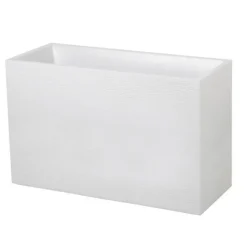 Muret Graphit blanc cérusé L.100 x l.40 x H.60 cm