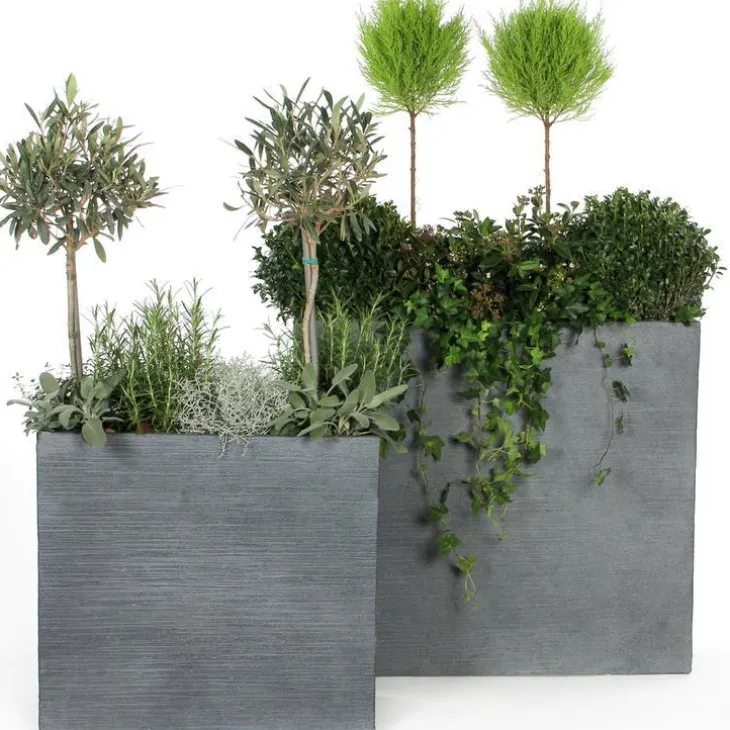 Muret Stream anthracite L.55 x l.22 x H.50 cm