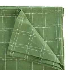 Nappe décorative à carreaux coloris multicolore en coton - 150 x 250 cm