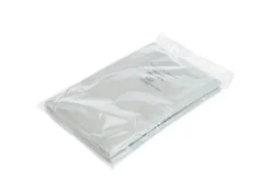 Nappe unie en intissé coloris argent Françoise Paviot - 160 x 240 cm