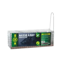 Nasse à rat métallique Protecta Mecanix - 28 x 10 x 10 cm
