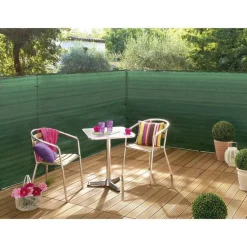 Natte brise vue Supratex vert en polyéthylène 5 m x 150 cm