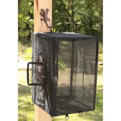 Naturarium grillagé en nylon coloris noir Reptile Planet – Taille S