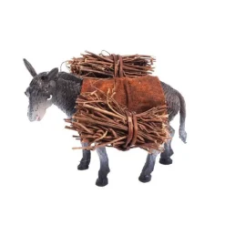 Âne avec fagots - 9 cm