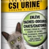 Nettoyant enzymatique urine pour chaton et chat enlève taches et odeurs CSI Urine - spray de 150 ml