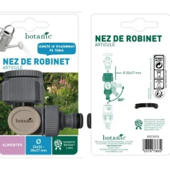 Nez de robinet articulé de filetages 26 x 34 et 20 x 27 mm