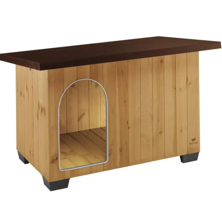 Niche en bois pin nordique coloris marron Baita 80 - 95,5 x 65 x 65,5 cm