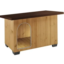 Niche en bois pin nordique coloris marron Baita 120 - 140 x 85,5 x 87 cm