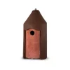 Nichoir pour mésanges charbonnières ou moineaux friquets en béton de bois coloris marron Schwegler – Ø 32 mm