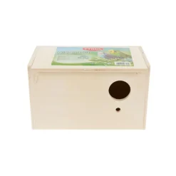 Nid en bois horizontal 21,5x13x13 cm