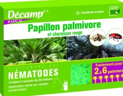 Nématodes contre papillon palmier 50 millions