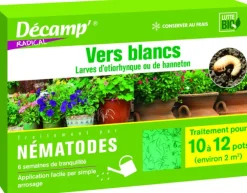 Nématodes contre vers blancs 10 plantes