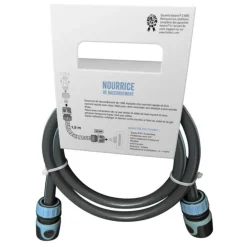 Nourrice de raccordement botanic® - Tuyau Ø 12,5 mm 4 couches anti-torsion - L 1,5 m
