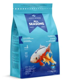 Nourriture annuelle pour poisson d'étang de minimum 15 cm de long Aquatic Science All Seasons - Taille M sac de 5 kg