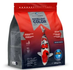 Nourriture complète premium pour koïs de minimum 25 cm de long Aquatic Science Excellent Color - Taille L sac de 5 kg