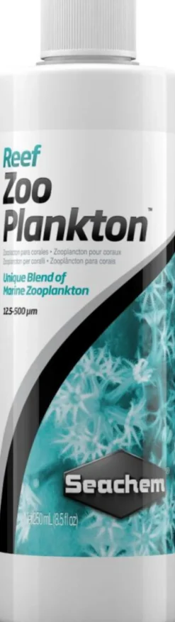 Nourriture marine liquide pour coraux, Reef Zooplankton - SEACHEM - 250ml