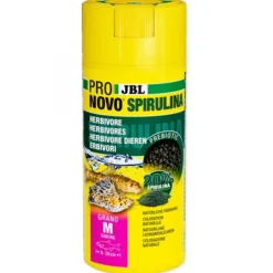 Nourriture poisson granulés JBL ProNovo Spirulina Grano M- 250ml/125g