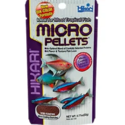 Nourriture poissons aquarium, micro pellets, HIKARI AQUARIUM - 80g