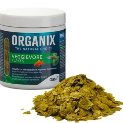 Nourriture poissons herbivores, Organix Veggievore Flakes - OASE AQUARIUM - 250ml