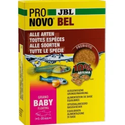 Nourriture pour bébés poissons avec granulés mous - JBL ProNovo Bel Grano Baby - 30ml