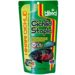 Nourriture pour poissons cichlid, grande taille, HIKARI AQUARIUM - Staple Large - 250g