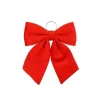 Nœud décoratif en tissu rouge - 32 x 40 cm