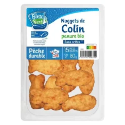 Nuggets de colin d'Alaska panure Bleuvert - 180 g