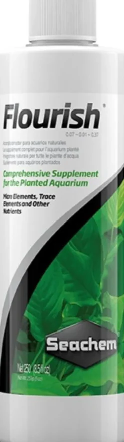 Oligo-éléments pour aquarium, enrichis en minéraux, SEACHEM Flourish - 250ml