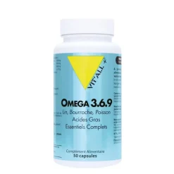 Omega 3-6-9 vit’all + en format de 50 capsules