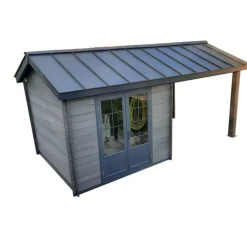 Option toiture bac acier pour abri Green Outside Antibes